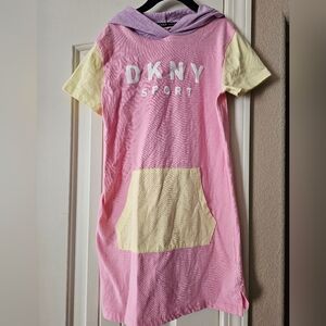 DKNY Sport Pastel Hooded Dress
